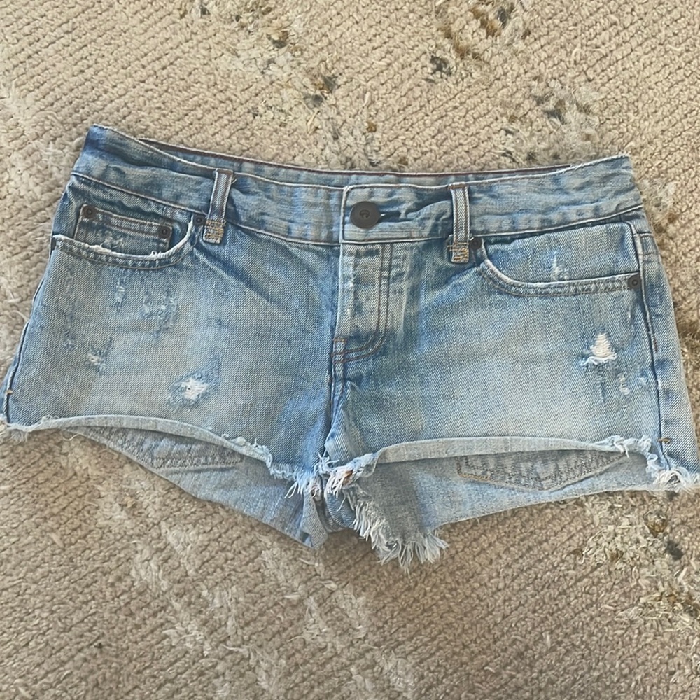 Denim shorts